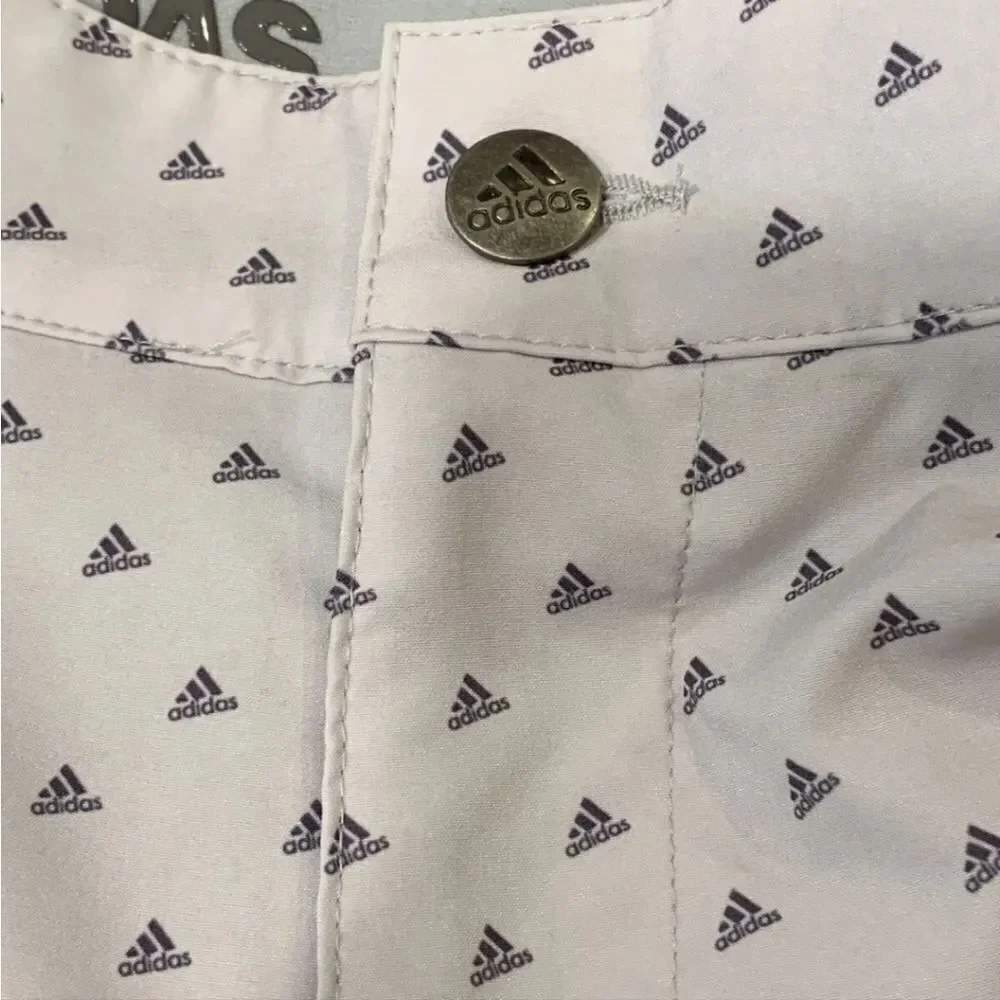Adidas Men Grey 1 Woven Shorts Adidas Print New Golf Ultimate Size 30